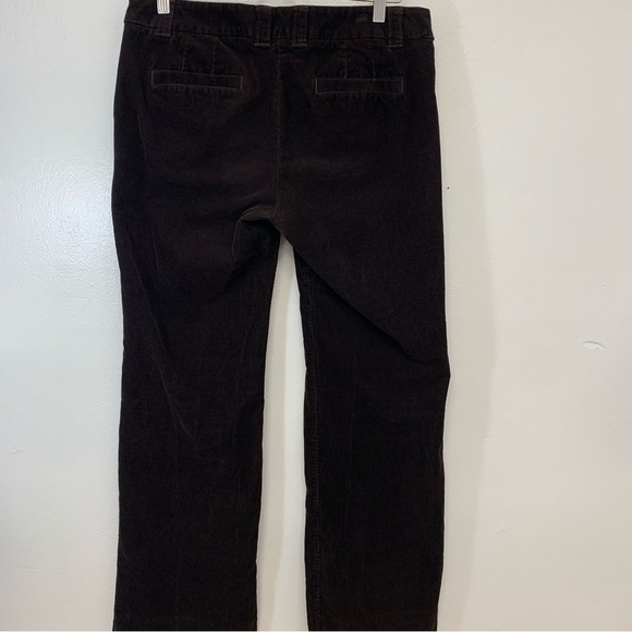 J Crew Corduroy Pants Woman 10  Boot Brown Trouser Pockets Casual‎ Work Office - Picture 4 of 11